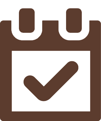 Icon depicting a calendar.