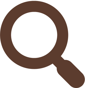 Icon depicting a magnifying glass.